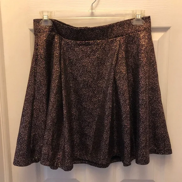 Black & Gold Speckled Skirt - Picture 4 of 4